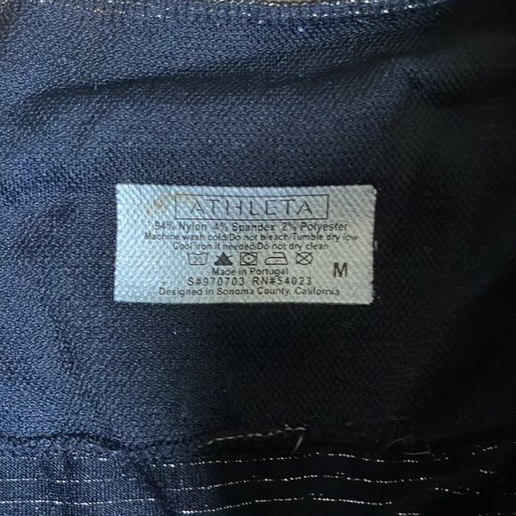 Athleta shimmer leggings, size M - Picture 3 of 4